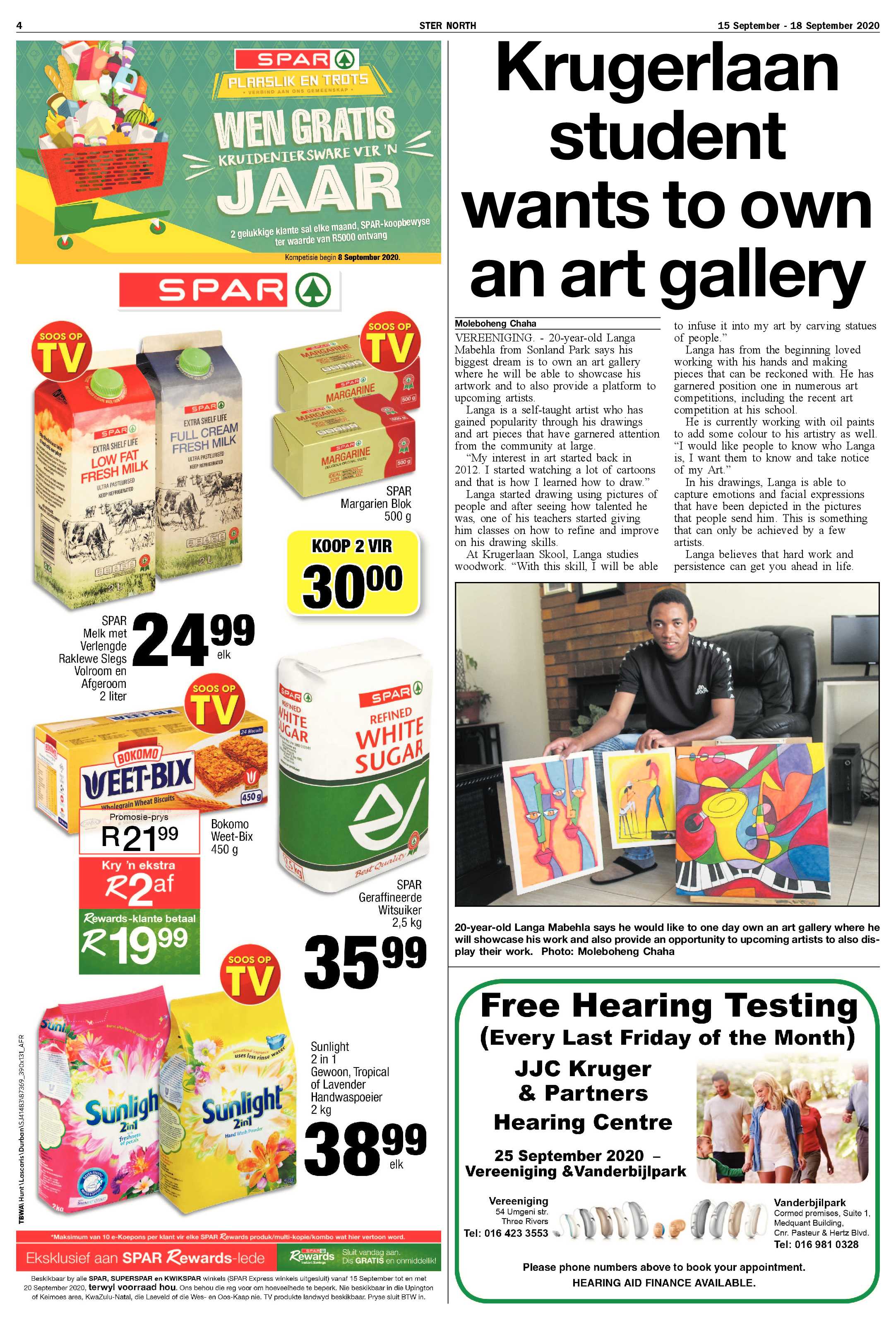 STER NORTH 15 September – 18 September 2020 page 4