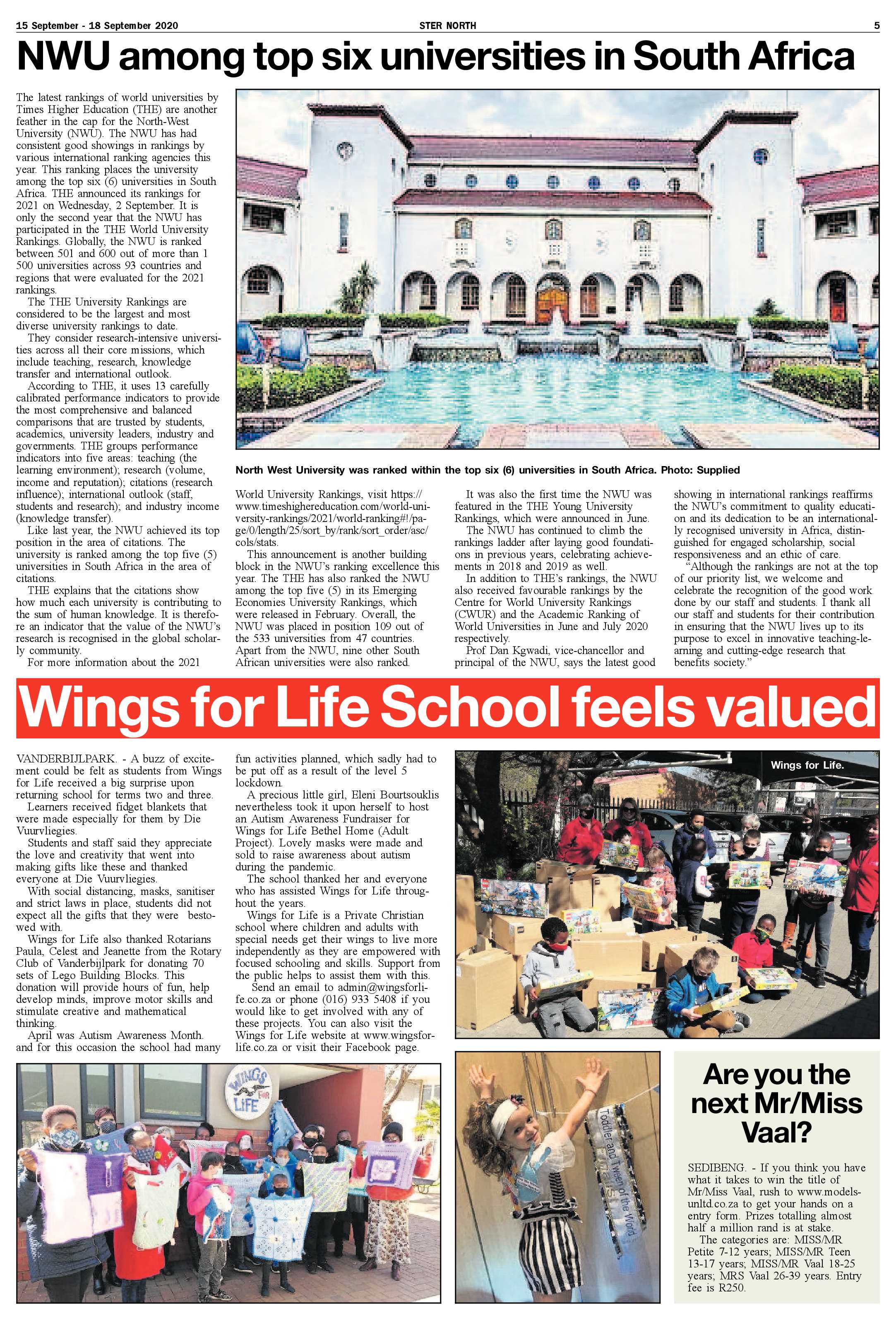 STER NORTH 15 September – 18 September 2020 page 5