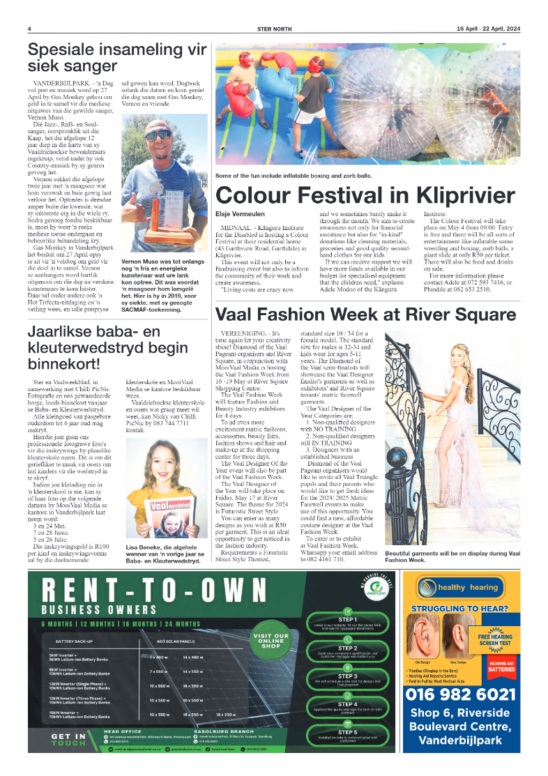 STER NORTH 16 April – 22 April, 2024 page 4