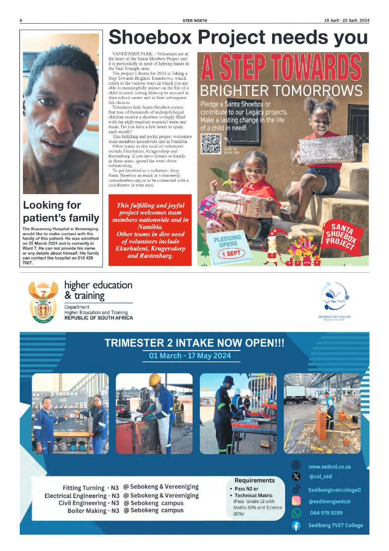 STER NORTH 16 April – 22 April, 2024 page 6
