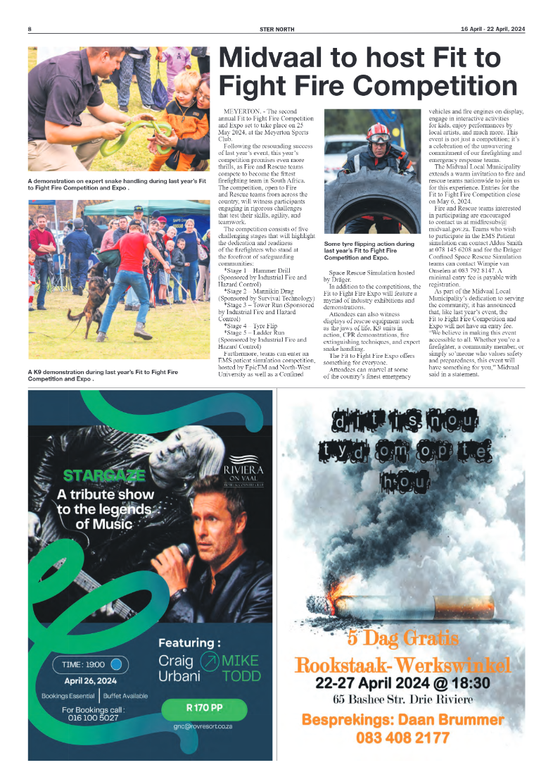 STER NORTH 16 April – 22 April, 2024 page 8
