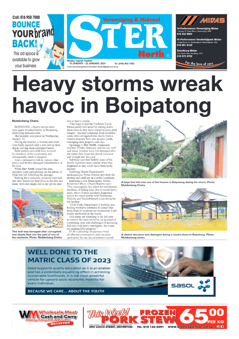 STER NORTH 16 January – 22 January, 2024 page 1