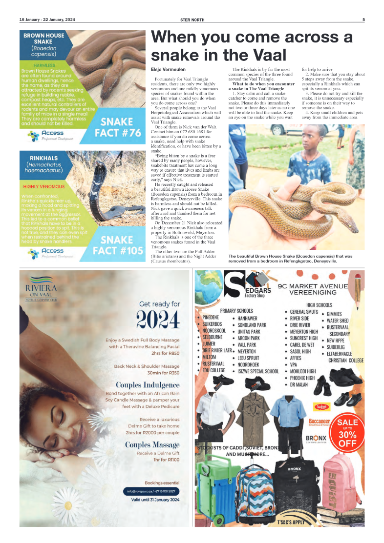 STER NORTH 16 January – 22 January, 2024 page 5