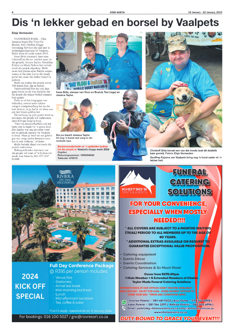 STER NORTH 16 January – 22 January, 2024 page 8