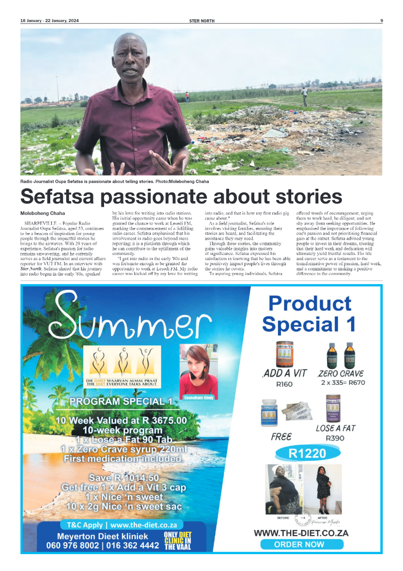 STER NORTH 16 January – 22 January, 2024 page 9
