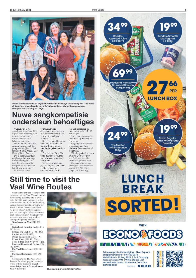 STER NORTH 16 July – 22 July, 2024 page 5