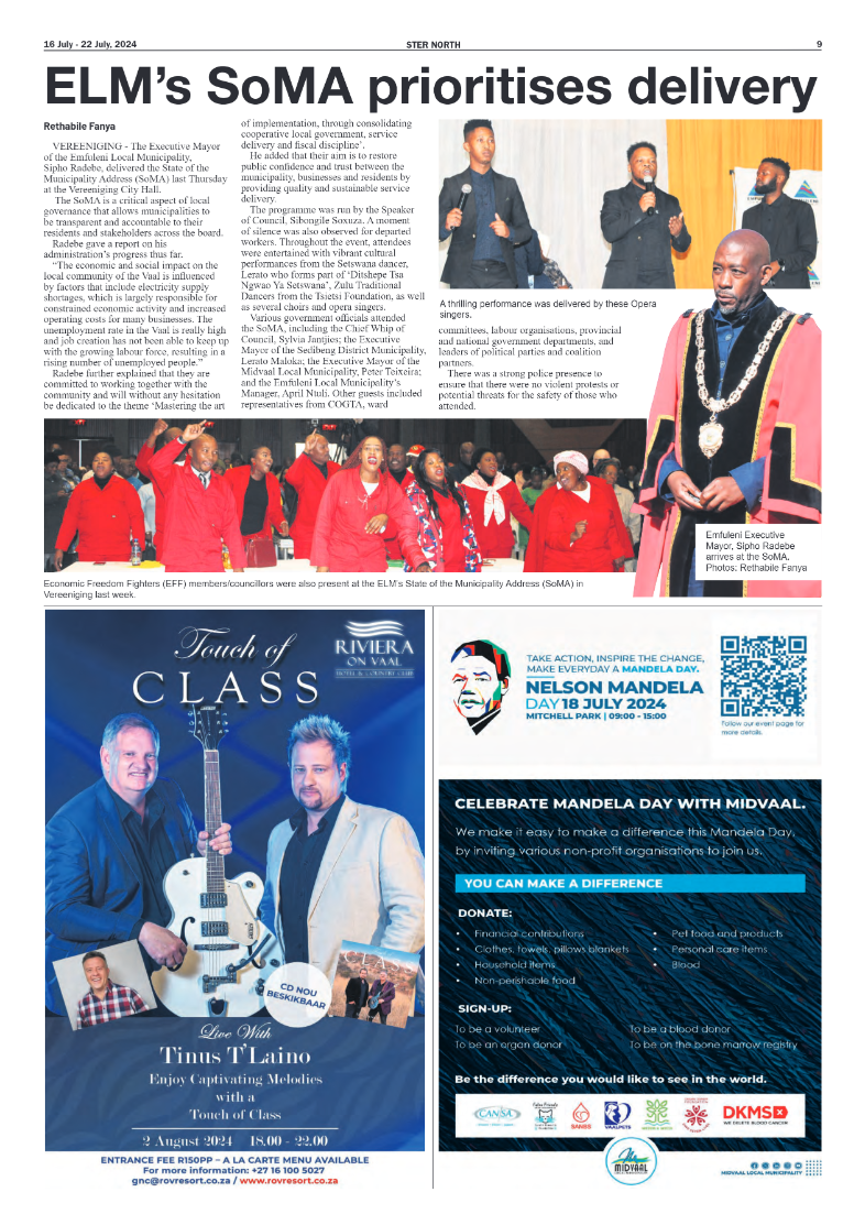 STER NORTH 16 July – 22 July, 2024 page 9