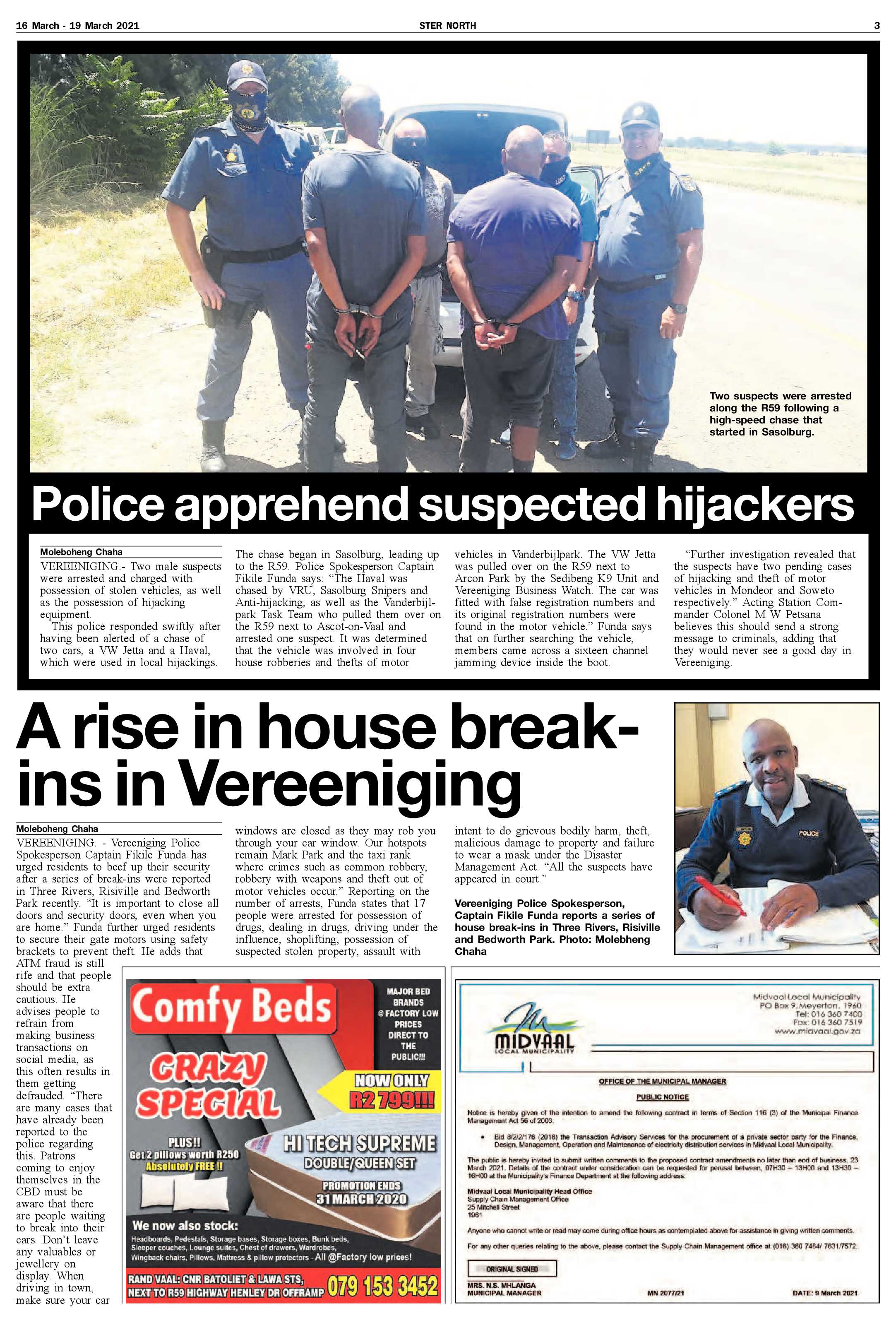 STER NORTH 16 March – 19 March 2021 page 3