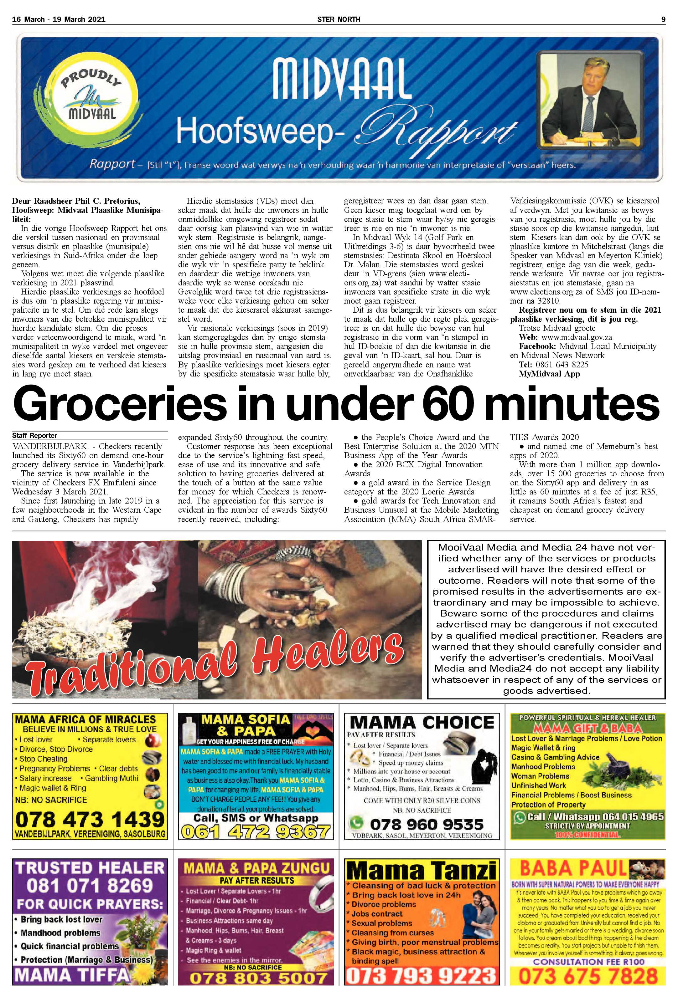 STER NORTH 16 March – 19 March 2021 page 9