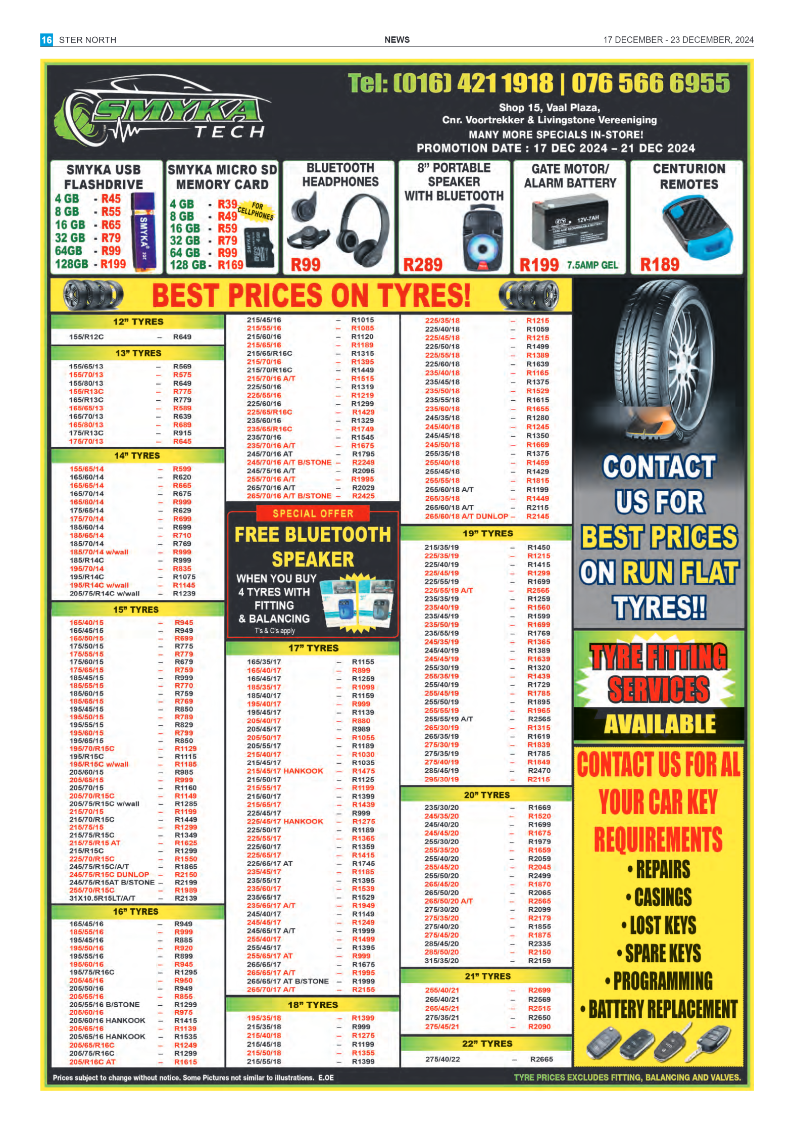 STER NORTH 17 DECEMBER – 23 DECEMBER, 2024 page 16