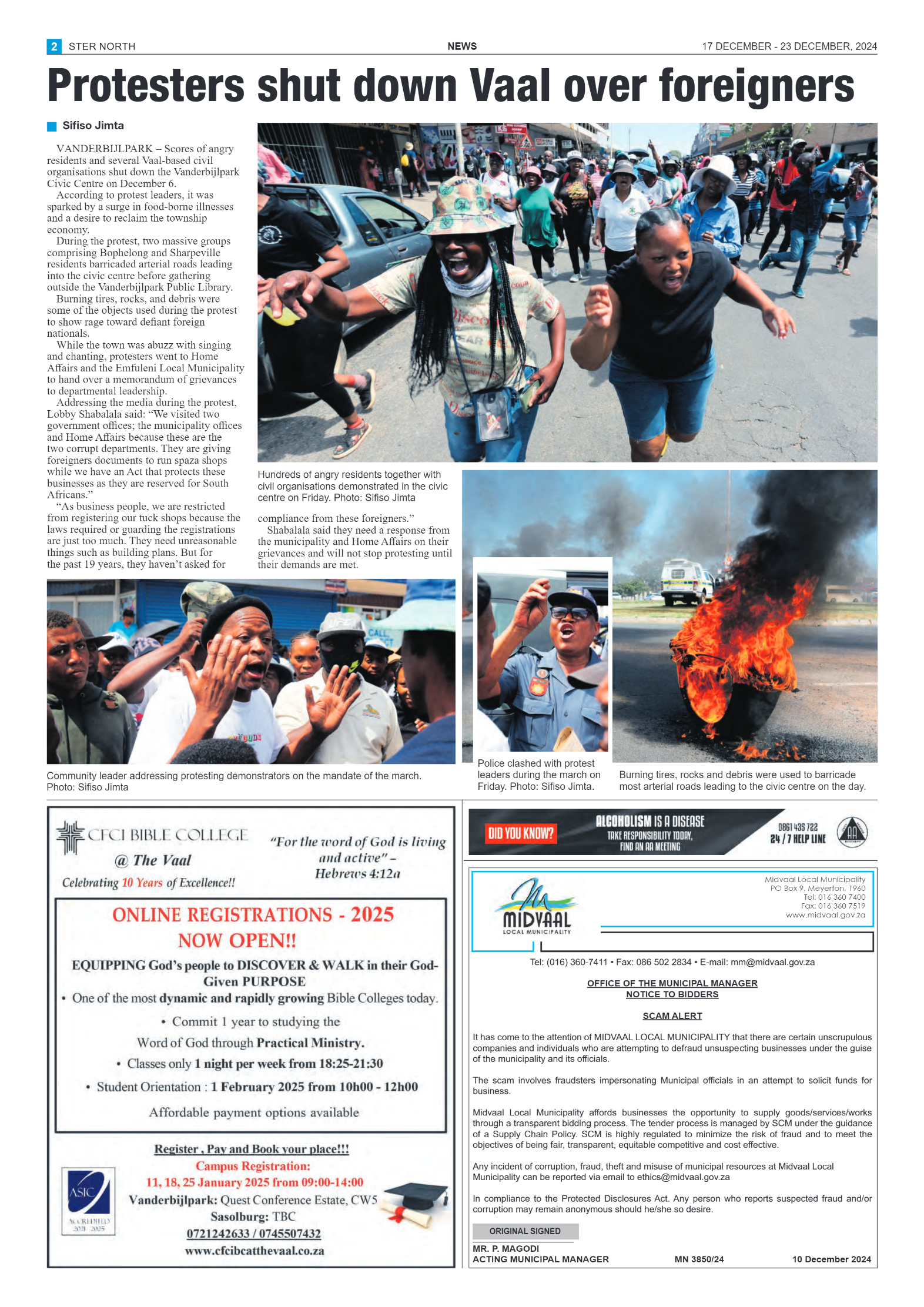 STER NORTH 17 DECEMBER – 23 DECEMBER, 2024 page 2