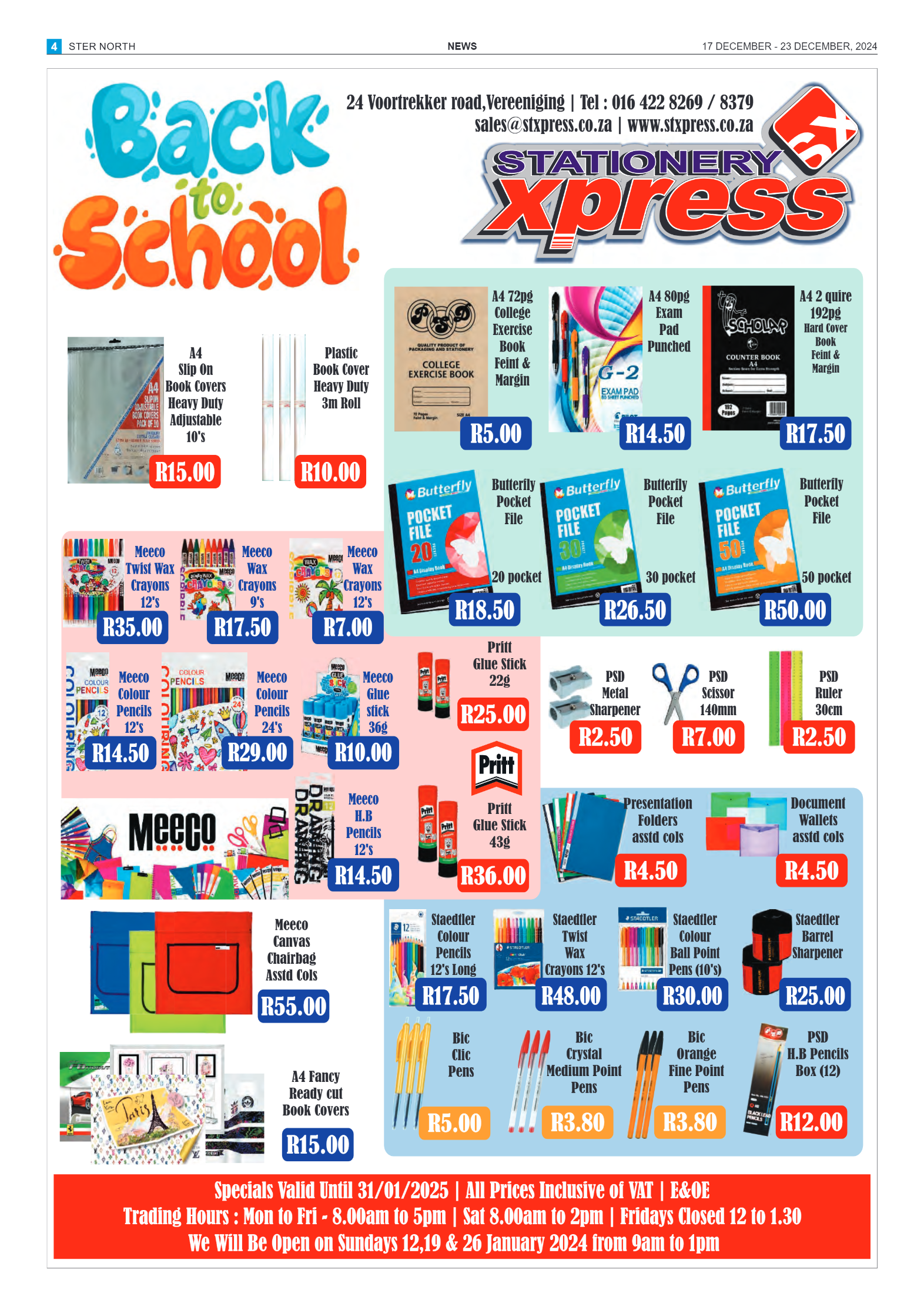 STER NORTH 17 DECEMBER – 23 DECEMBER, 2024 page 4