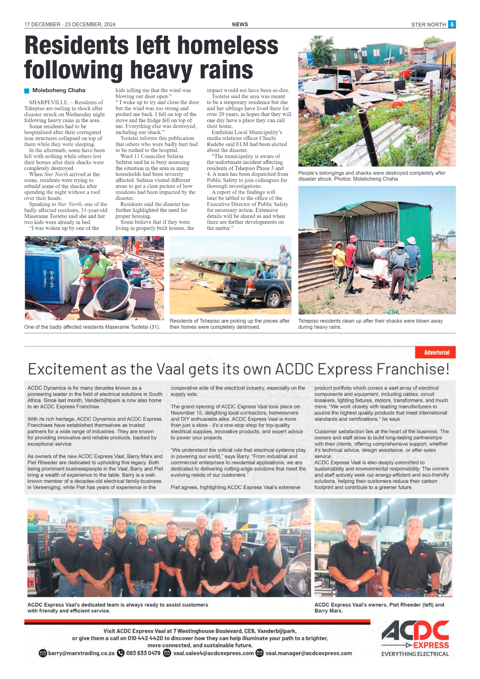 STER NORTH 17 DECEMBER – 23 DECEMBER, 2024 page 5