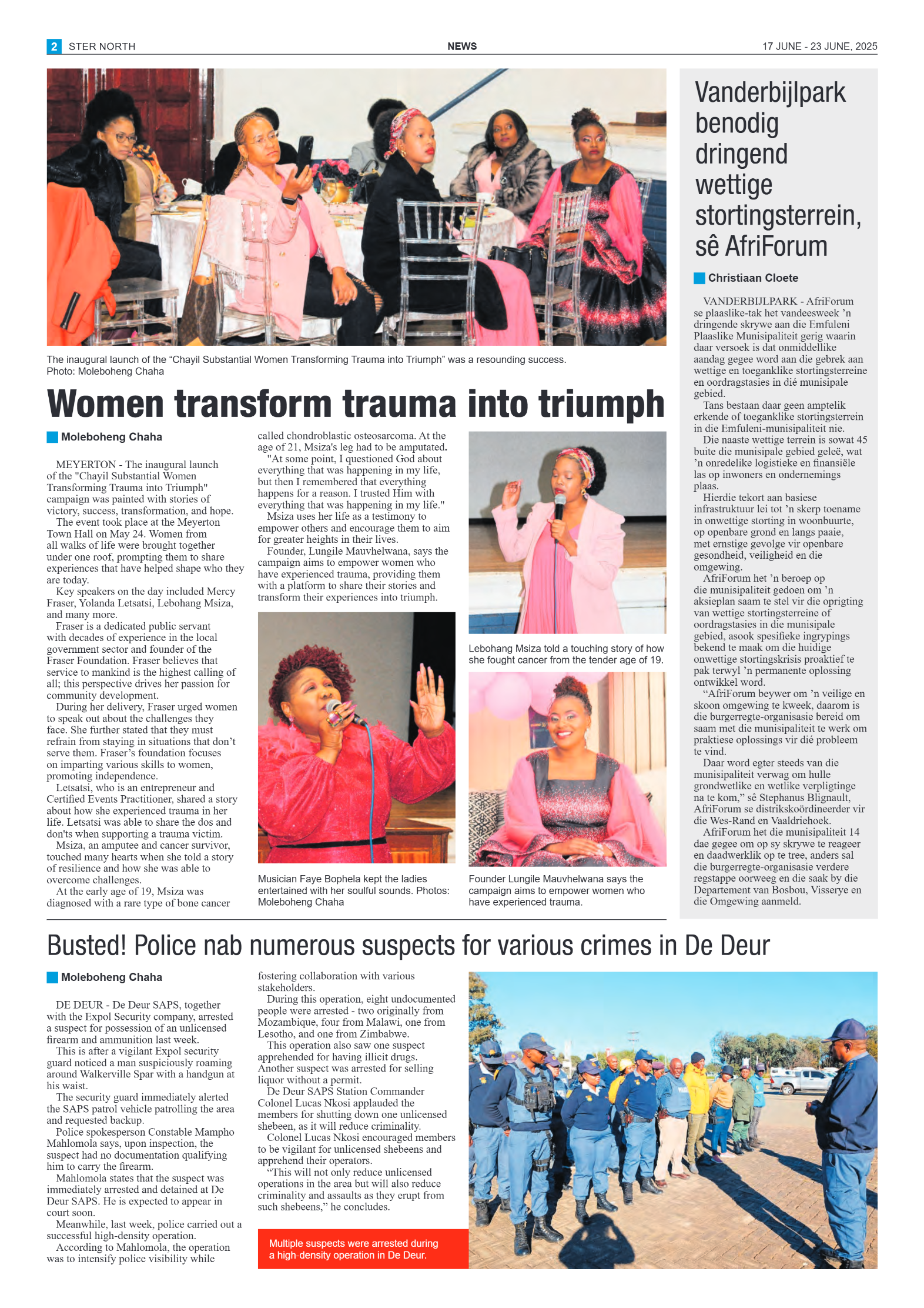 STER NORTH 17 JUNE – 23 JUNE, 2025 page 2