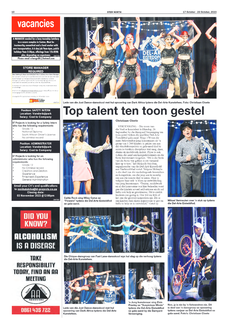 STER NORTH 17 October – 23 October, 2023 page 10