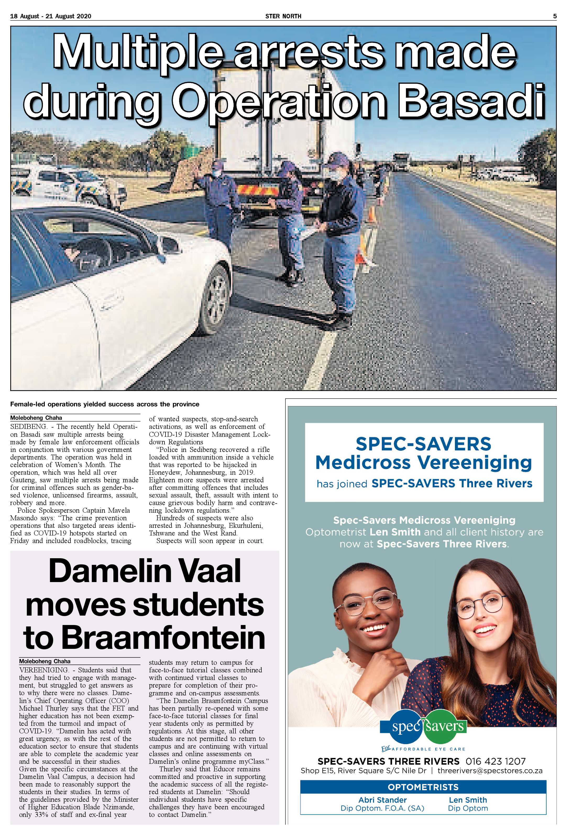 STER NORTH 18 August – 21 August 2020 page 5