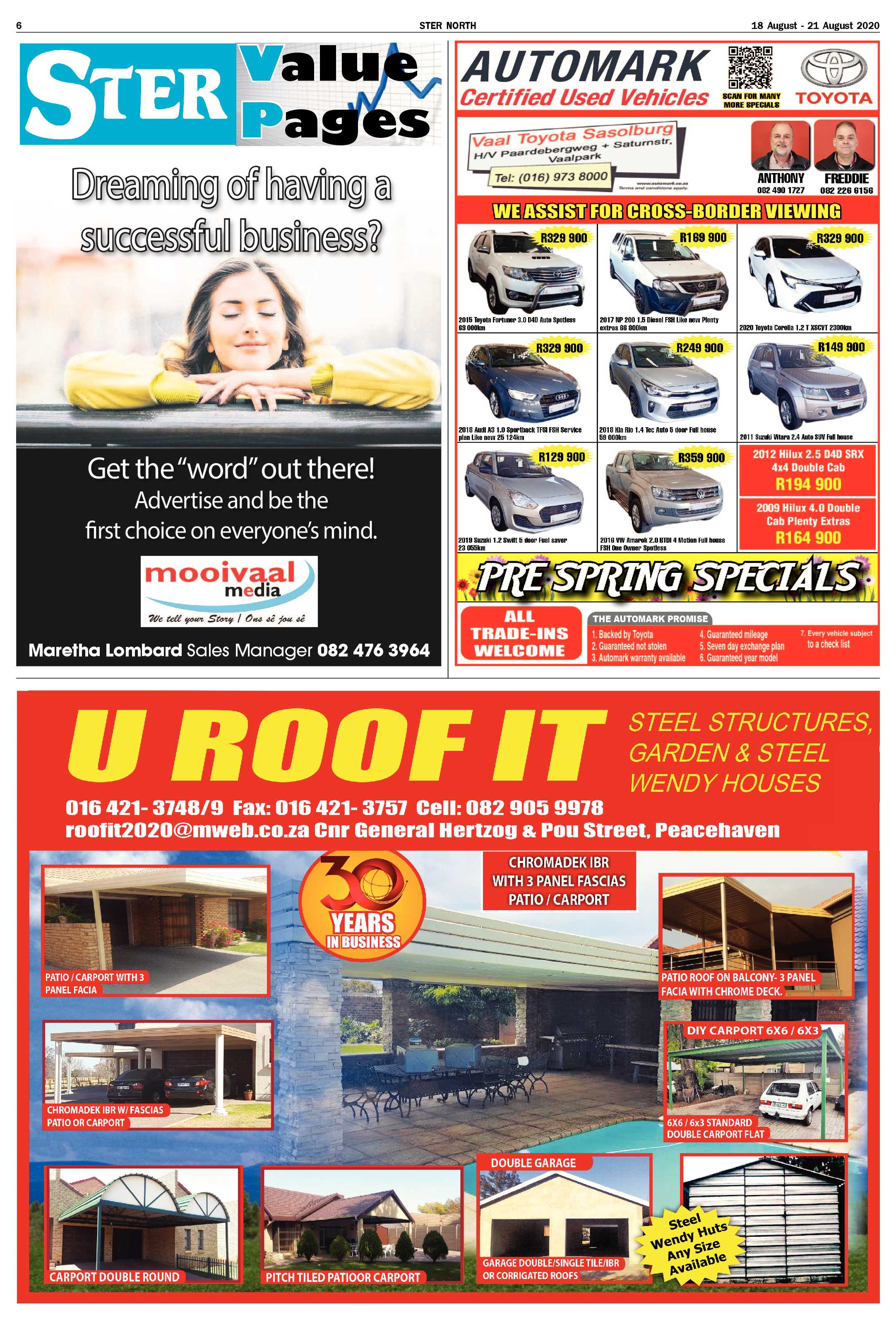 STER NORTH 18 August – 21 August 2020 page 6
