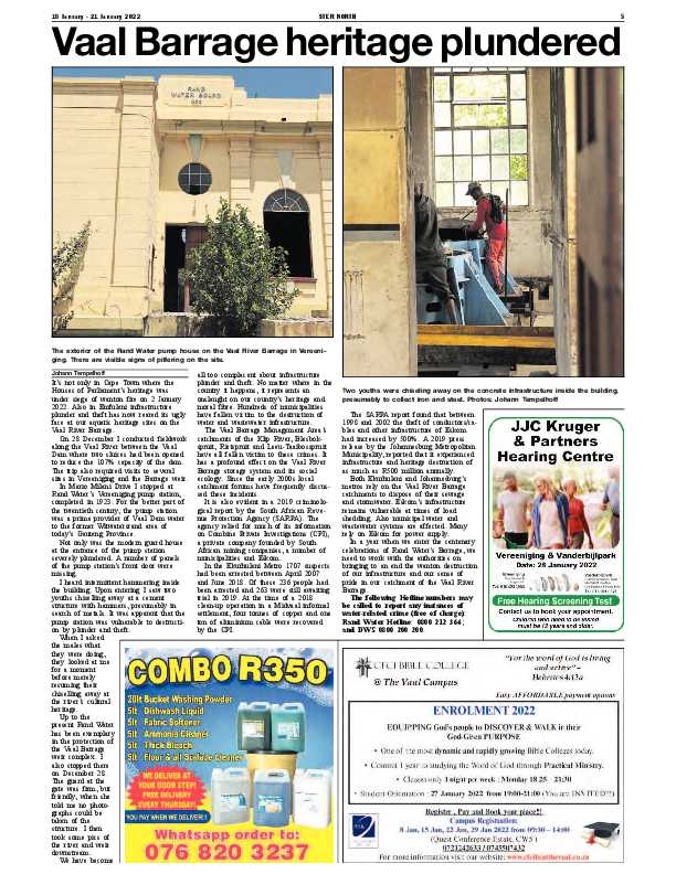 STER NORTH 18 January – 21 January 2022 page 5