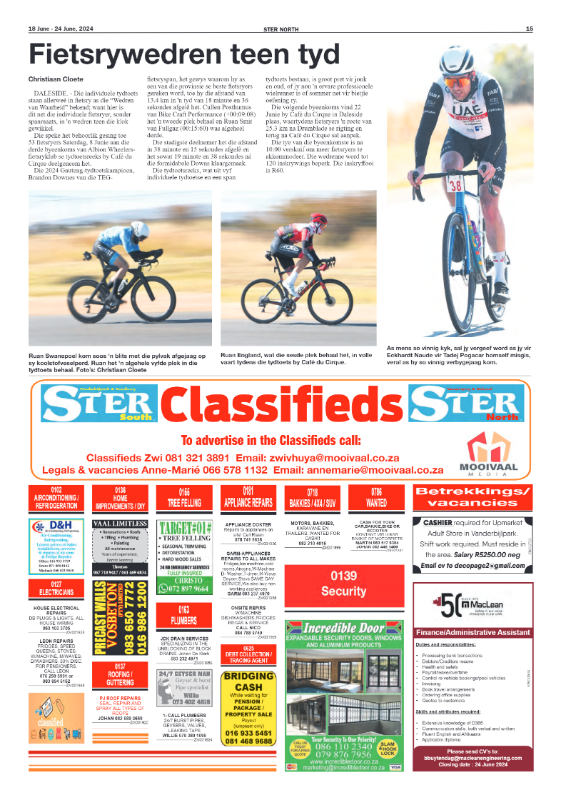 STER NORTH 18 June – 24 June, 2024 page 15