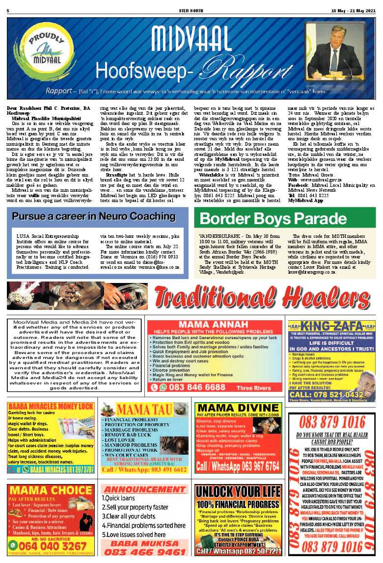 STER NORTH 18 May – 21 May 2021 page 8