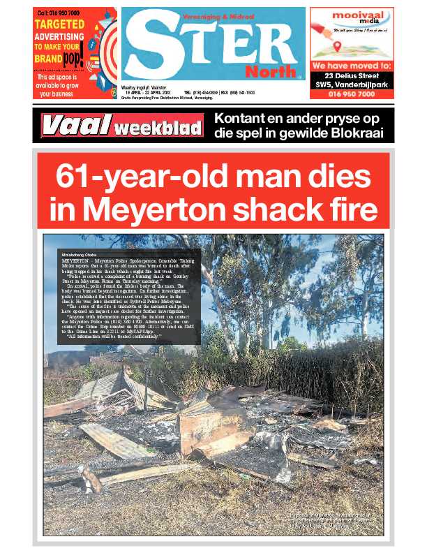STER NORTH 19 April – 22 April 2022 page 1