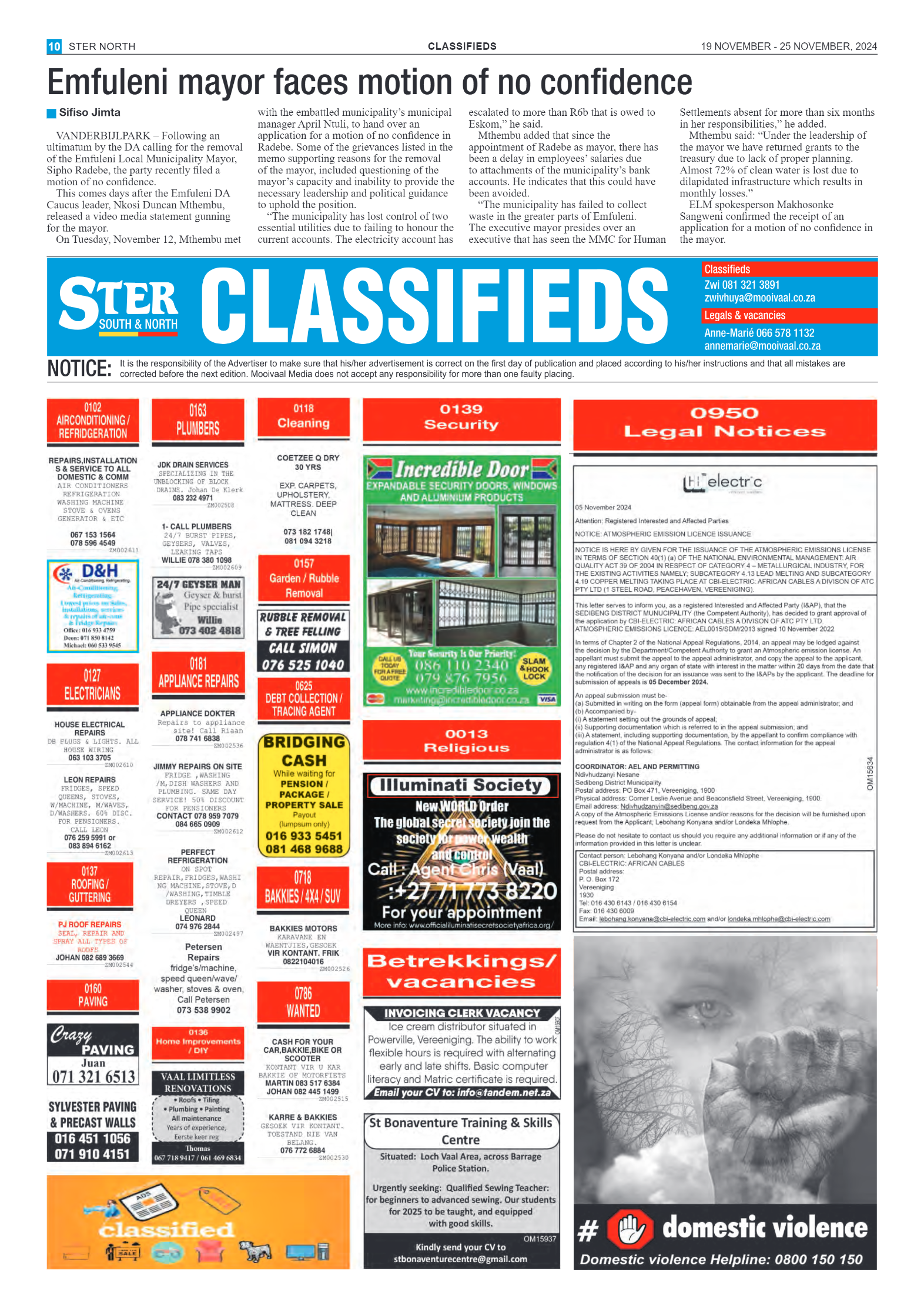 STER NORTH 19 NOVEMBER – 25 NOVEMBER, 2024 page 10