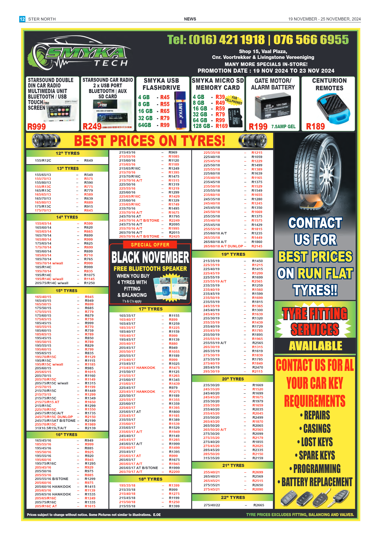 STER NORTH 19 NOVEMBER – 25 NOVEMBER, 2024 page 12