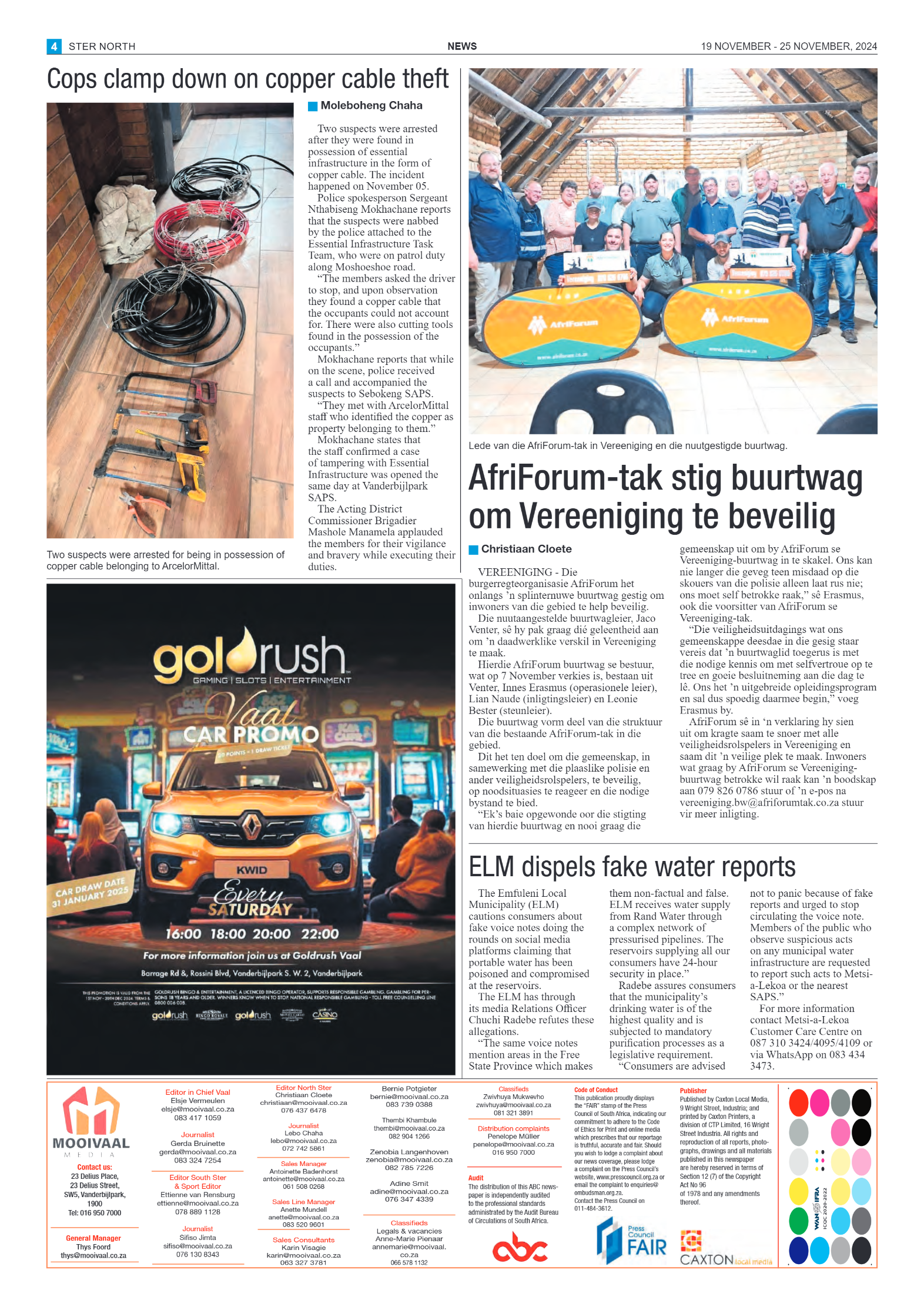 STER NORTH 19 NOVEMBER – 25 NOVEMBER, 2024 page 4