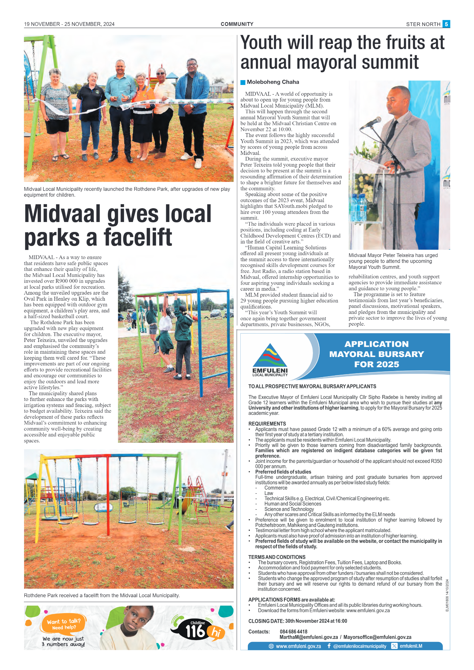 STER NORTH 19 NOVEMBER – 25 NOVEMBER, 2024 page 5