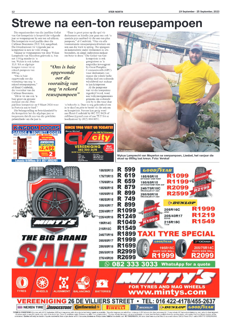STER NORTH 19 September – 25 September, 2023 page 12