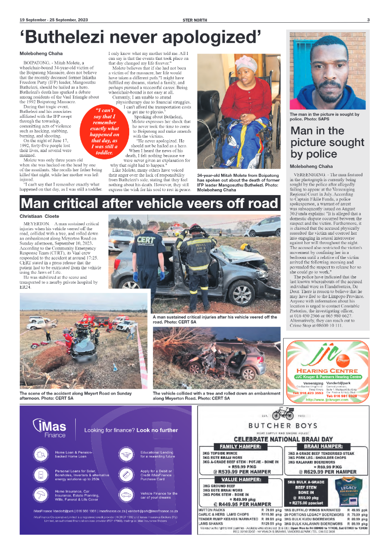 STER NORTH 19 September – 25 September, 2023 page 3