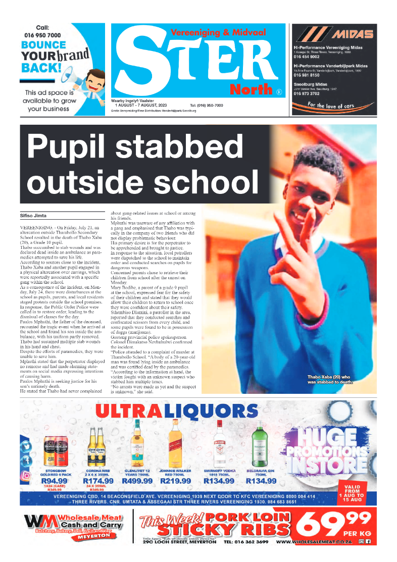 STER NORTH 1 August – 7 August, 2023 page 1