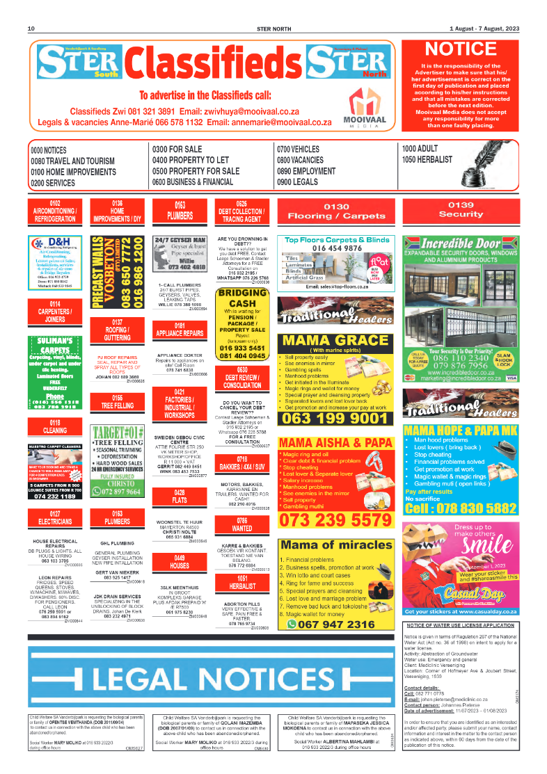 STER NORTH 1 August – 7 August, 2023 page 10