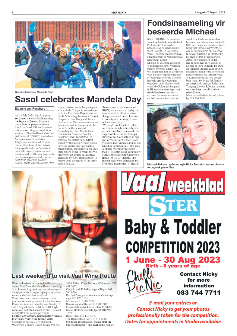 STER NORTH 1 August – 7 August, 2023 page 6