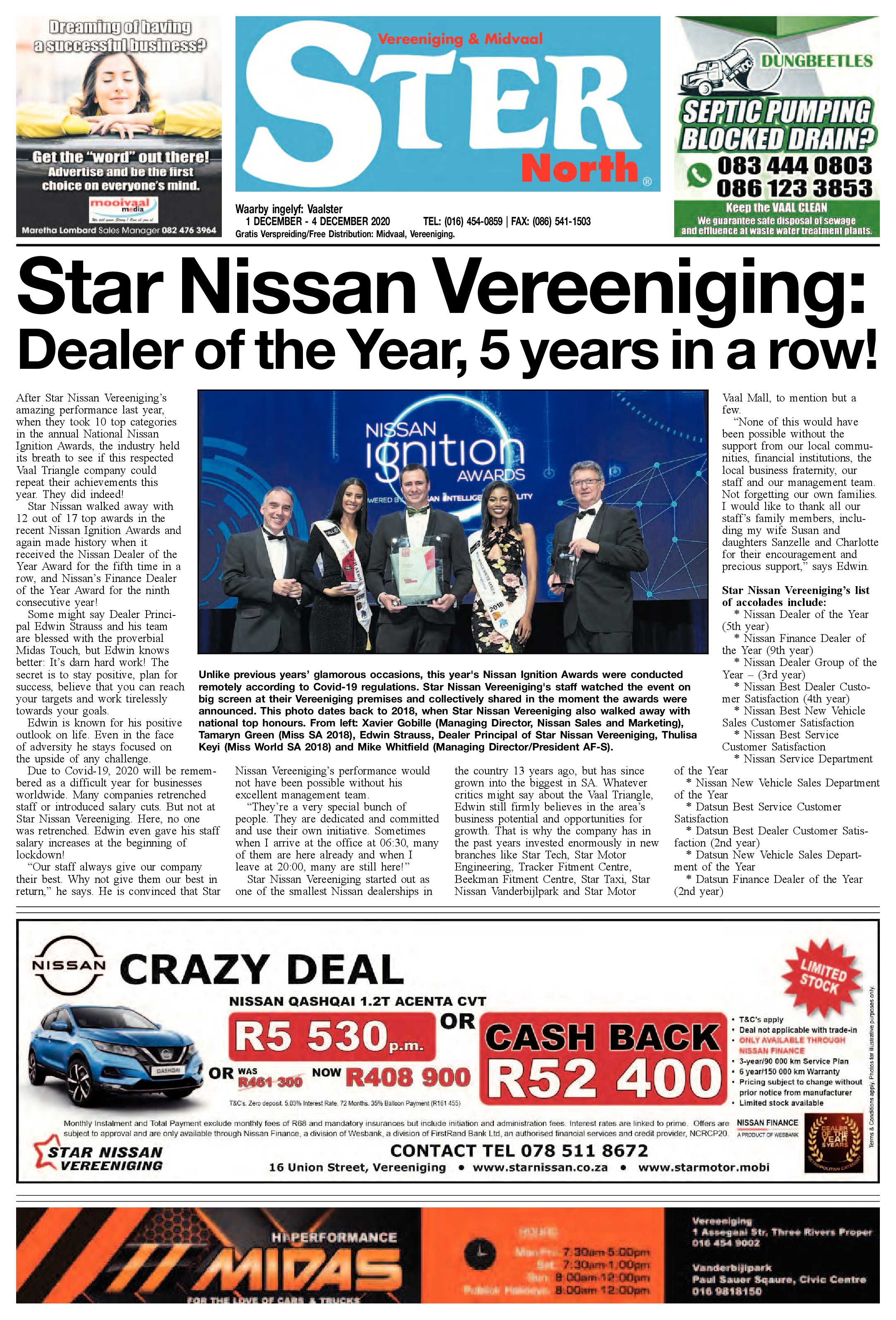 STER NORTH 1 December – 4 December 2020 page 1