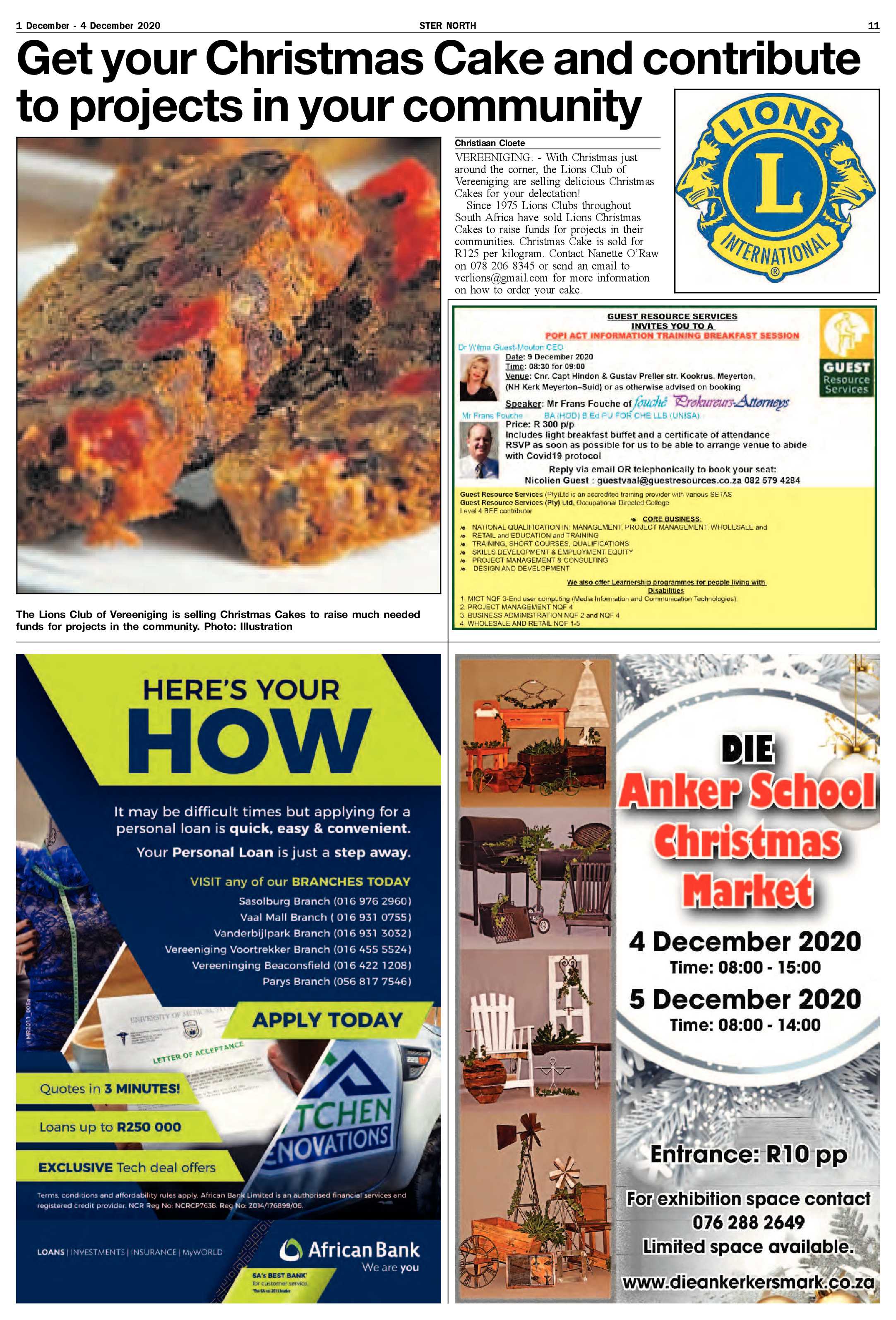 STER NORTH 1 December – 4 December 2020 page 11