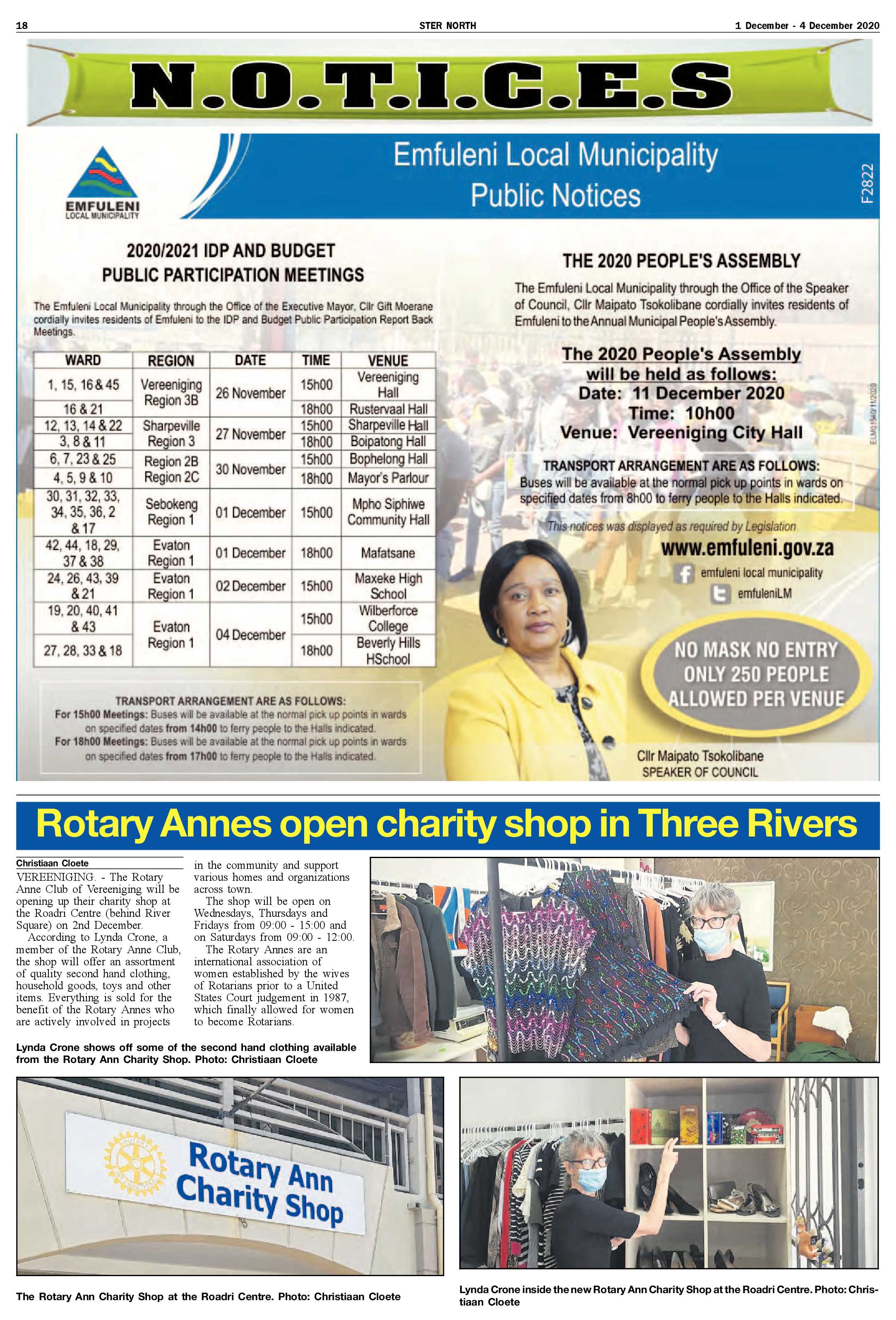 STER NORTH 1 December – 4 December 2020 page 18