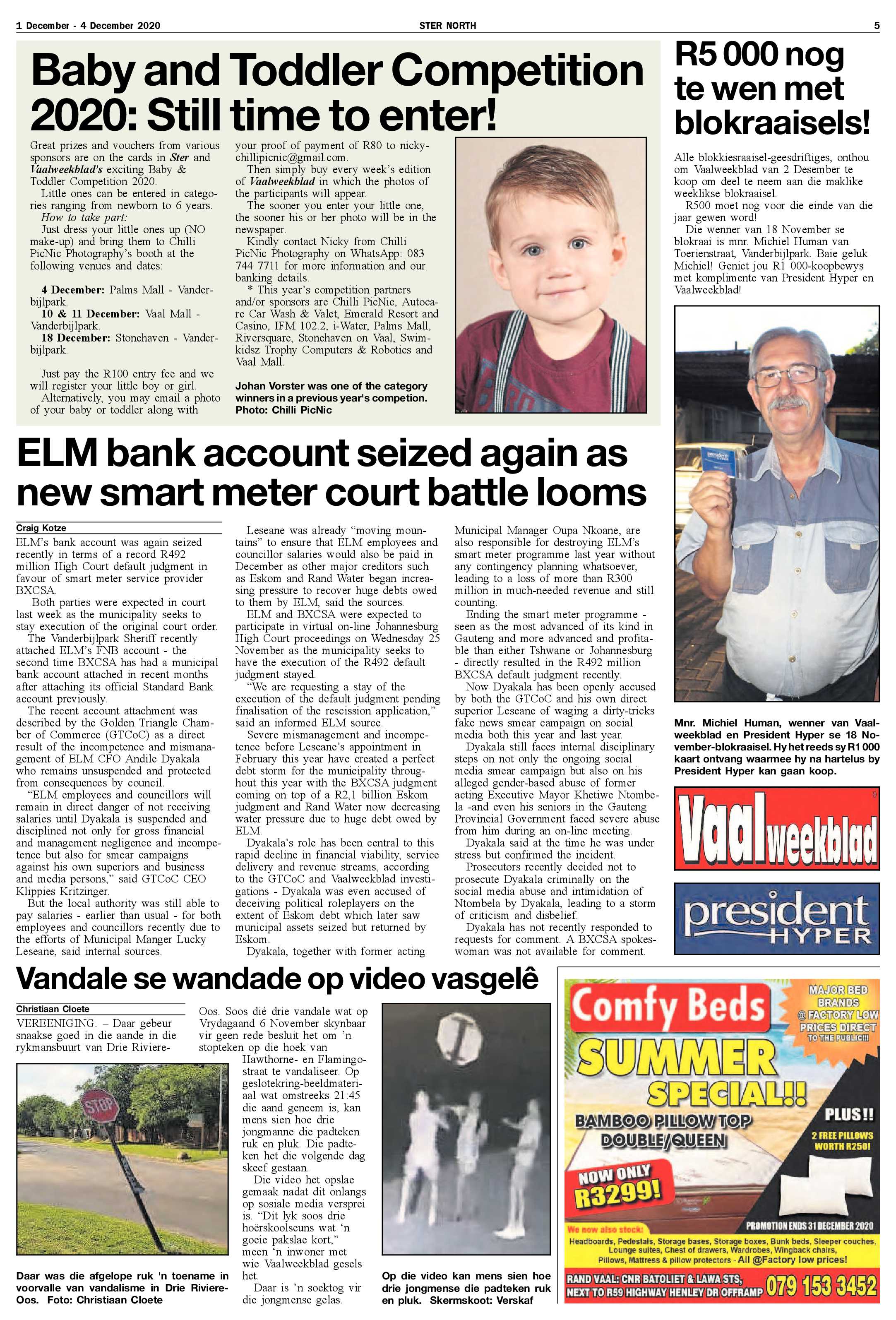 STER NORTH 1 December – 4 December 2020 page 5