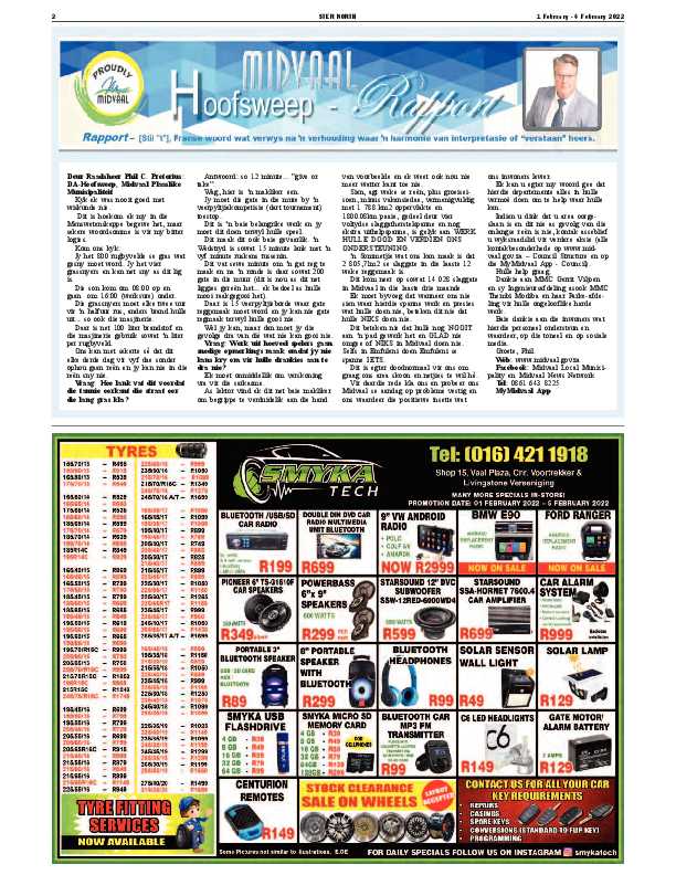 STER NORTH 1 February – 4 February 2022 page 2