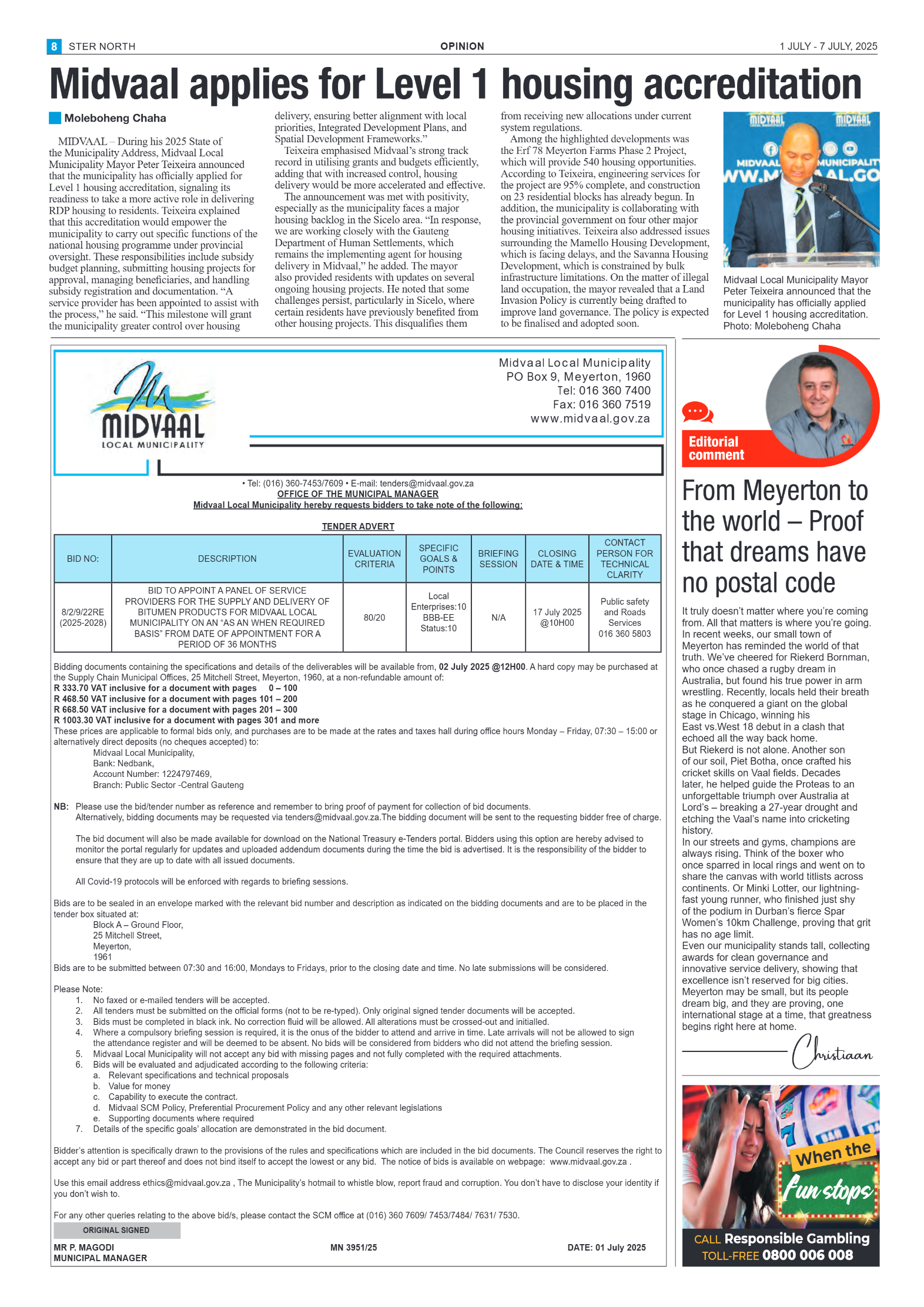 STER NORTH 1 JULY – 7 JULY, 2025 page 9