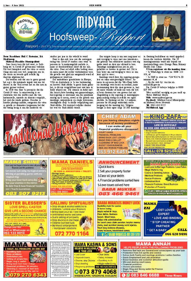 STER NORTH 1 June – 4 June 2021 page 9