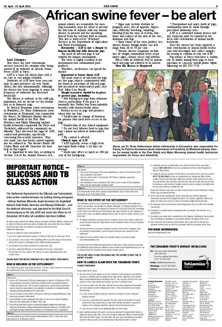 STER NORTH 20 April – 23 April 2021 page 9