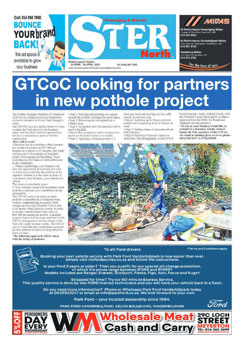 STER NORTH 20 April – 26 April, 2023 page 1