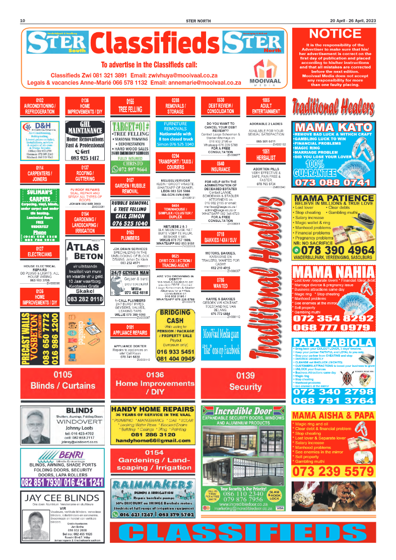 STER NORTH 20 April – 26 April, 2023 page 10