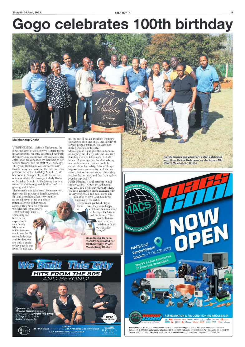STER NORTH 20 April – 26 April, 2023 page 5