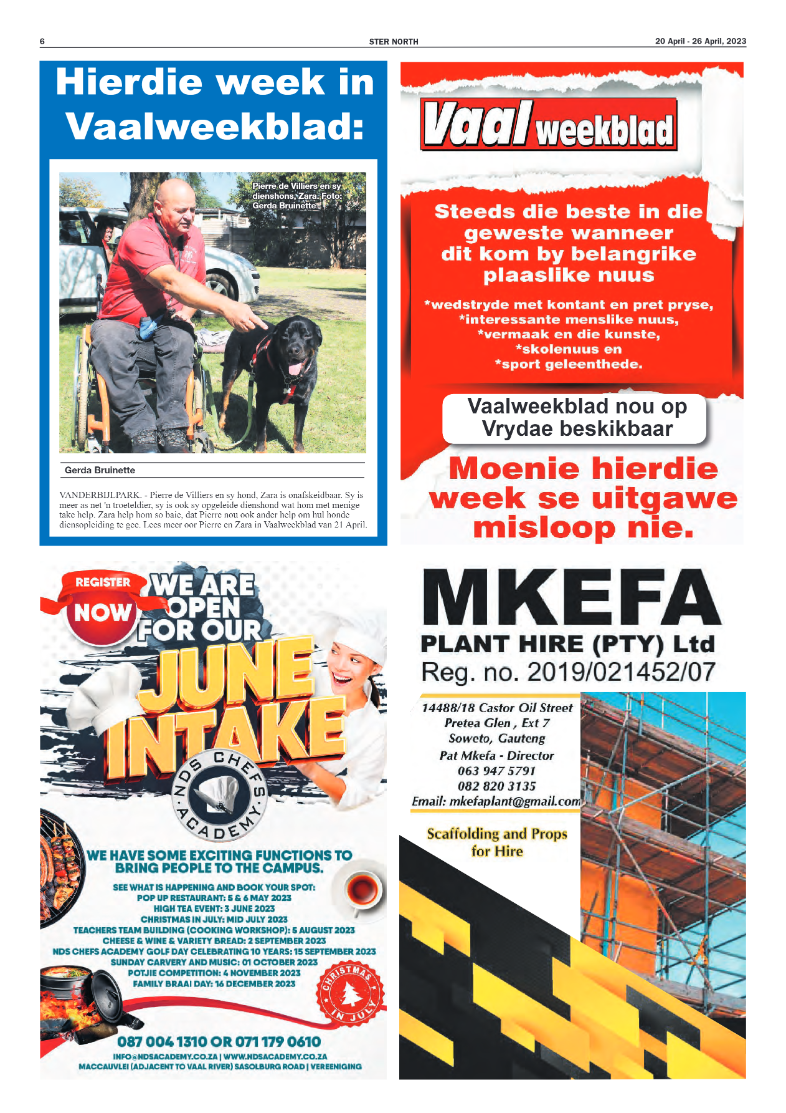 STER NORTH 20 April – 26 April, 2023 page 6