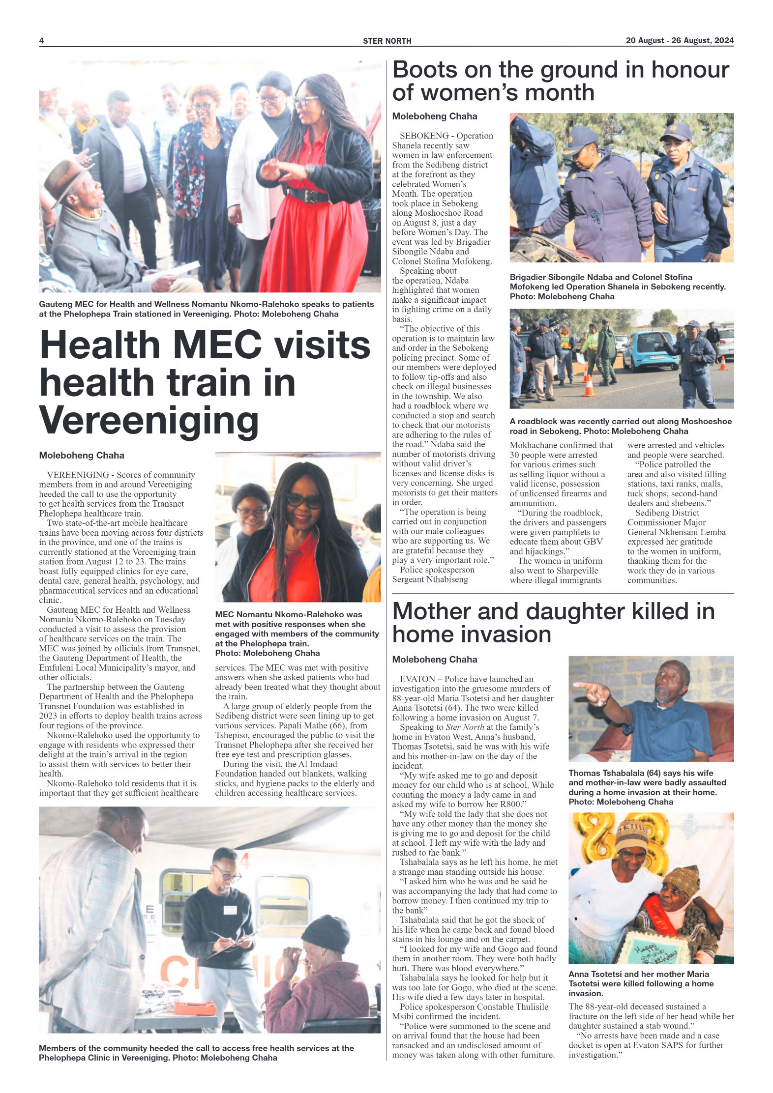 STER NORTH 20 August – 26 August, 2024 page 4