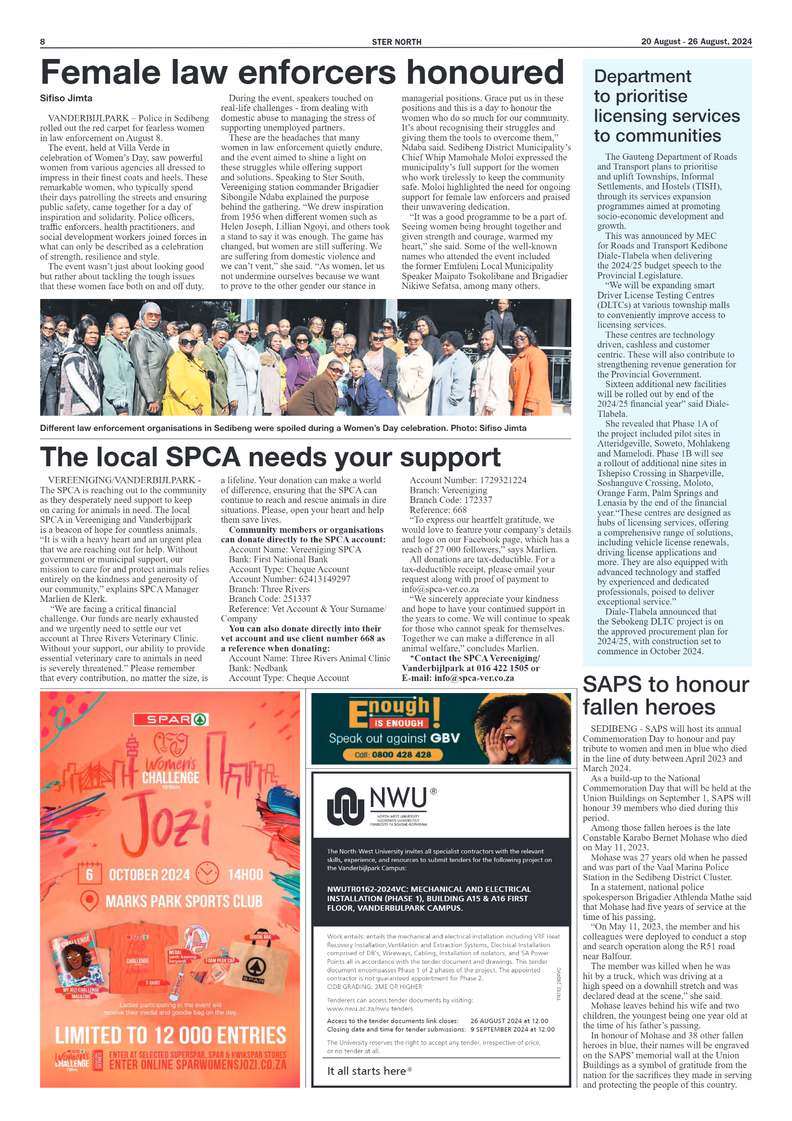 STER NORTH 20 August – 26 August, 2024 page 8