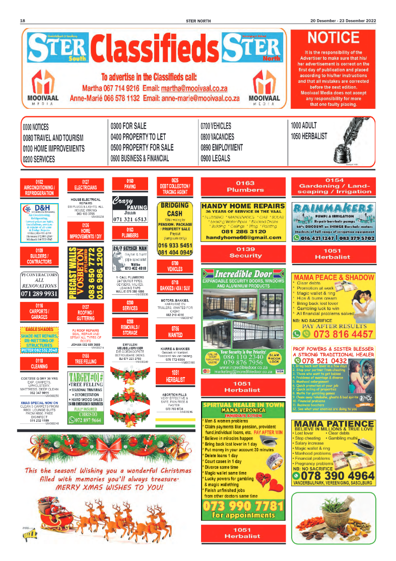 STER NORTH 20 Desember – 23 Desember 2022 page 14