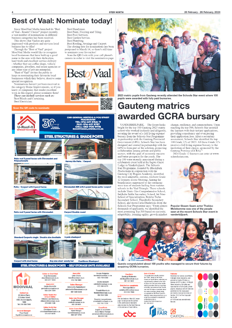 STER NORTH 20 February – 26 February, 2024 page 4